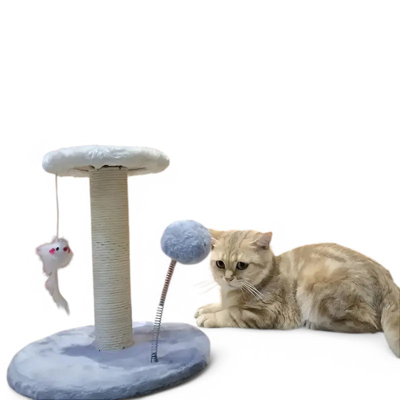 Kattenkrabpaal met Hangend Muisspeeltje