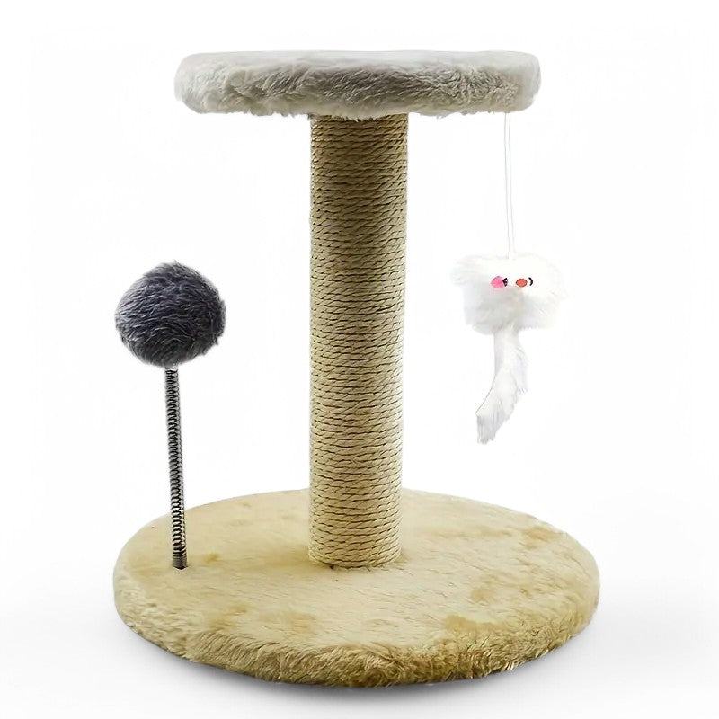 Kattenkrabpaal met Hangend Muisspeeltje